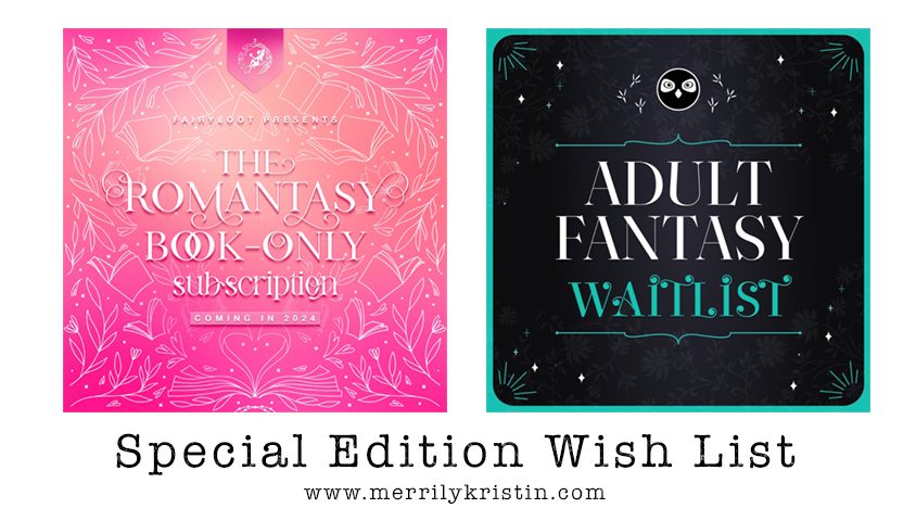 Special Editions Books Wish List - Merrily Kristin Merrily Kristin
